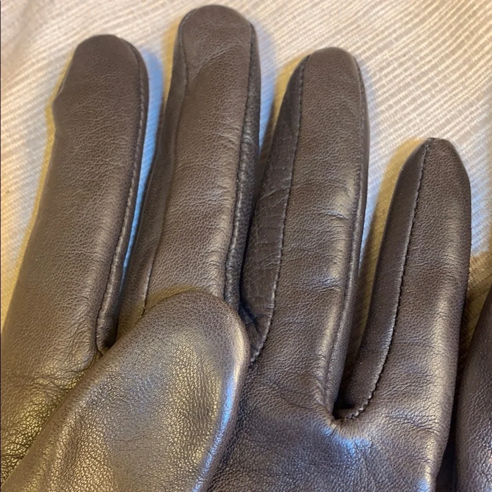 Cara by Gates lambskin/cashmere long gloves